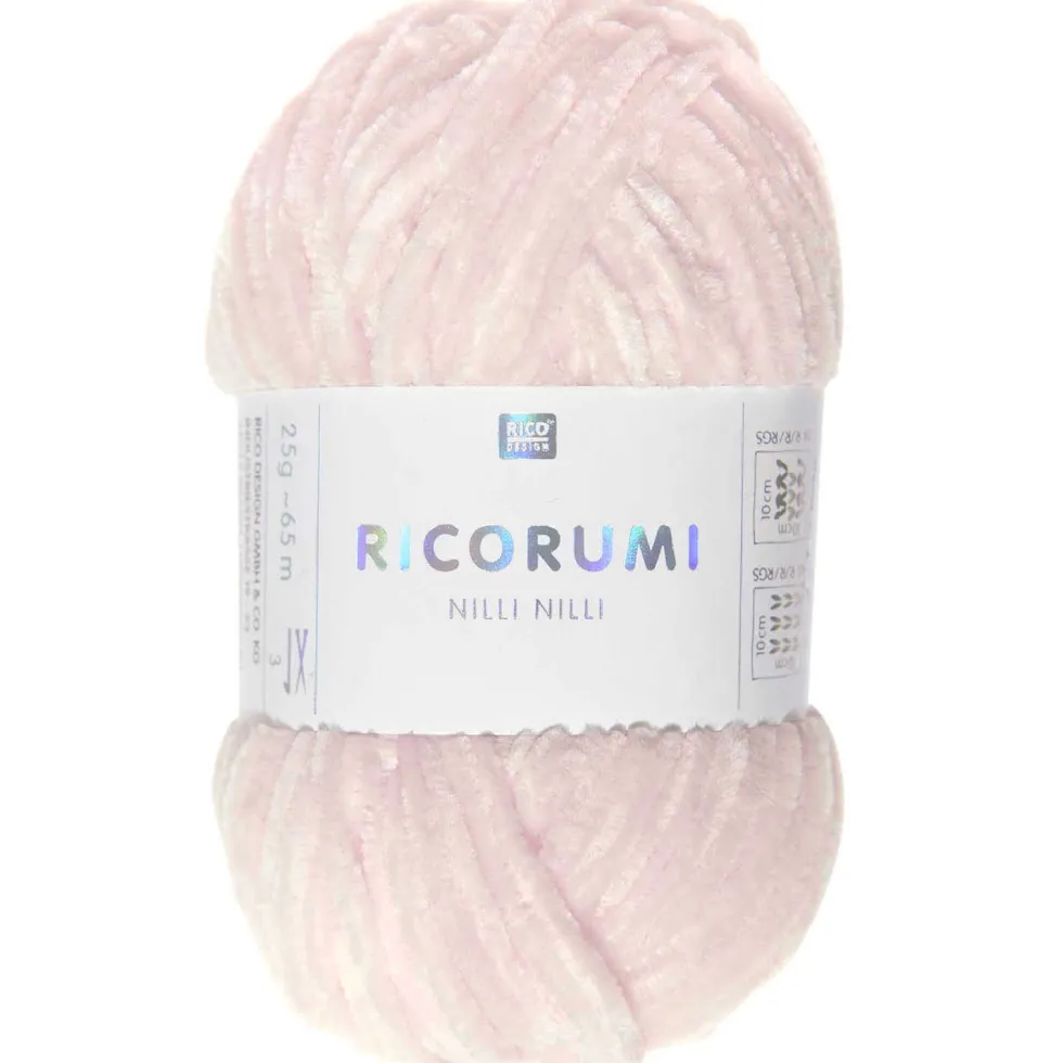 Włóczka szenilowa Ricorumi Nilli Nilli - Rico Design - Pink, 25 g