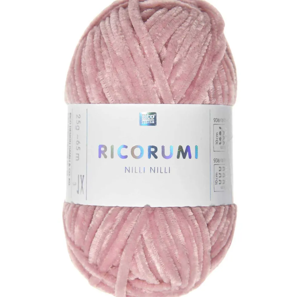 Włóczka szenilowa Ricorumi Nilli Nilli - Rico Design - Salmon, 25 g