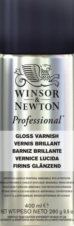 Werniks błyszczący w sprayu Professional - Winsor & Newton - 400 ml