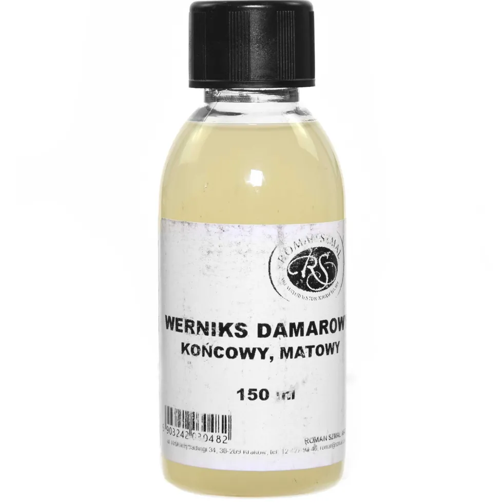 Werniks damarowy do farb olejnych - Roman Szmal - matowy, 150 ml