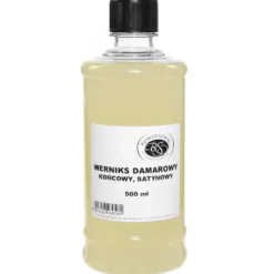 Werniks damarowy do farb olejnych - Roman Szmal - satynowy, 500 ml