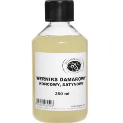 Werniks damarowy do farb olejnych - Roman Szmal - satynowy, 250 ml