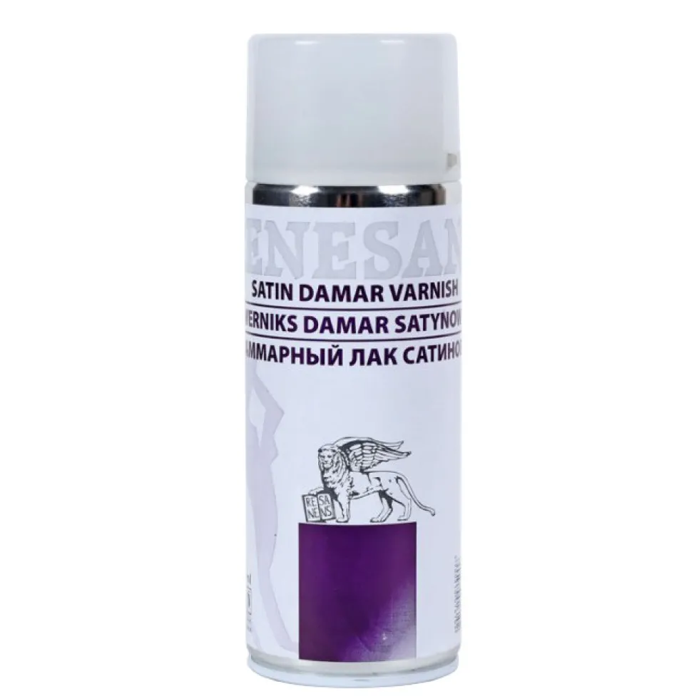 Werniks damarowy w sprayu - Renesans - satynowy, 400 ml