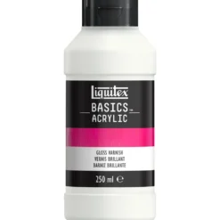 Werniks do farb akrylowych Basics Acrylic - Liquitex - połysk, 250 ml