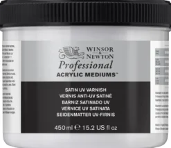 Werniks do farb akrylowych Professional - Winsor & Newton - satynowy, 450 ml