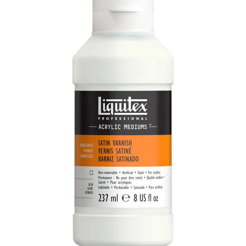 Werniks do farb akrylowych Satin - Liquitex - satynowy, 237 ml
