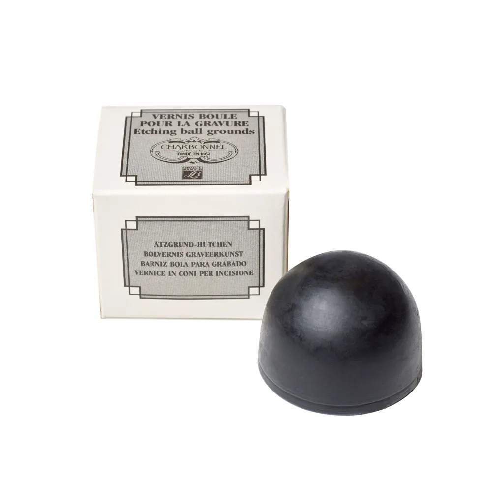 Werniks graficzny w kulce Charbonnel - Hard Black, 40 g