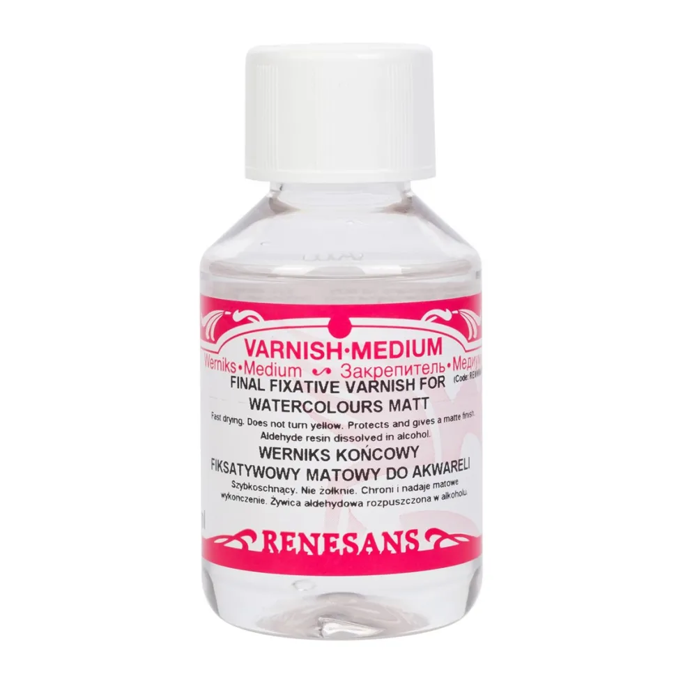Werniks końcowy do akwareli - Renesans - matowy, 100 ml