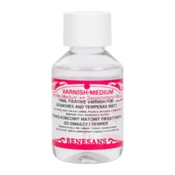 Werniks końcowy do gwaszy i temper - Renesans - matowy, 100 ml