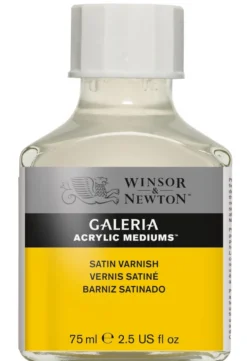 Werniks, lakier do akryli Galeria - Winsor & Newton - satynowy, 75 ml