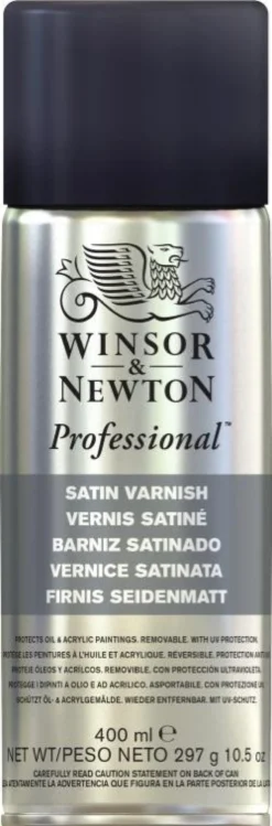 Werniks satynowy w sprayu Professional - Winsor & Newton - 400 ml
