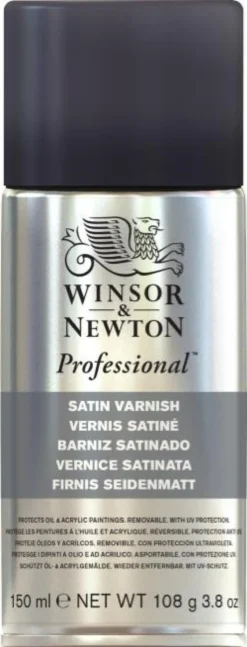 Werniks, utrwalacz w sprayu Professional - Winsor & Newton - satynowy, 150 ml