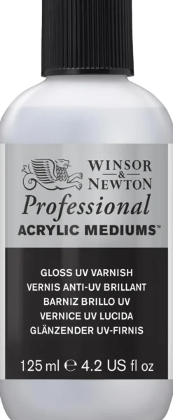 Werniks UV do farb akrylowych Professional - Winsor & Newton - połysk, 125 ml