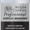 Werniks UV do farb akrylowych Professional - Winsor & Newton - satynowy, 125 ml