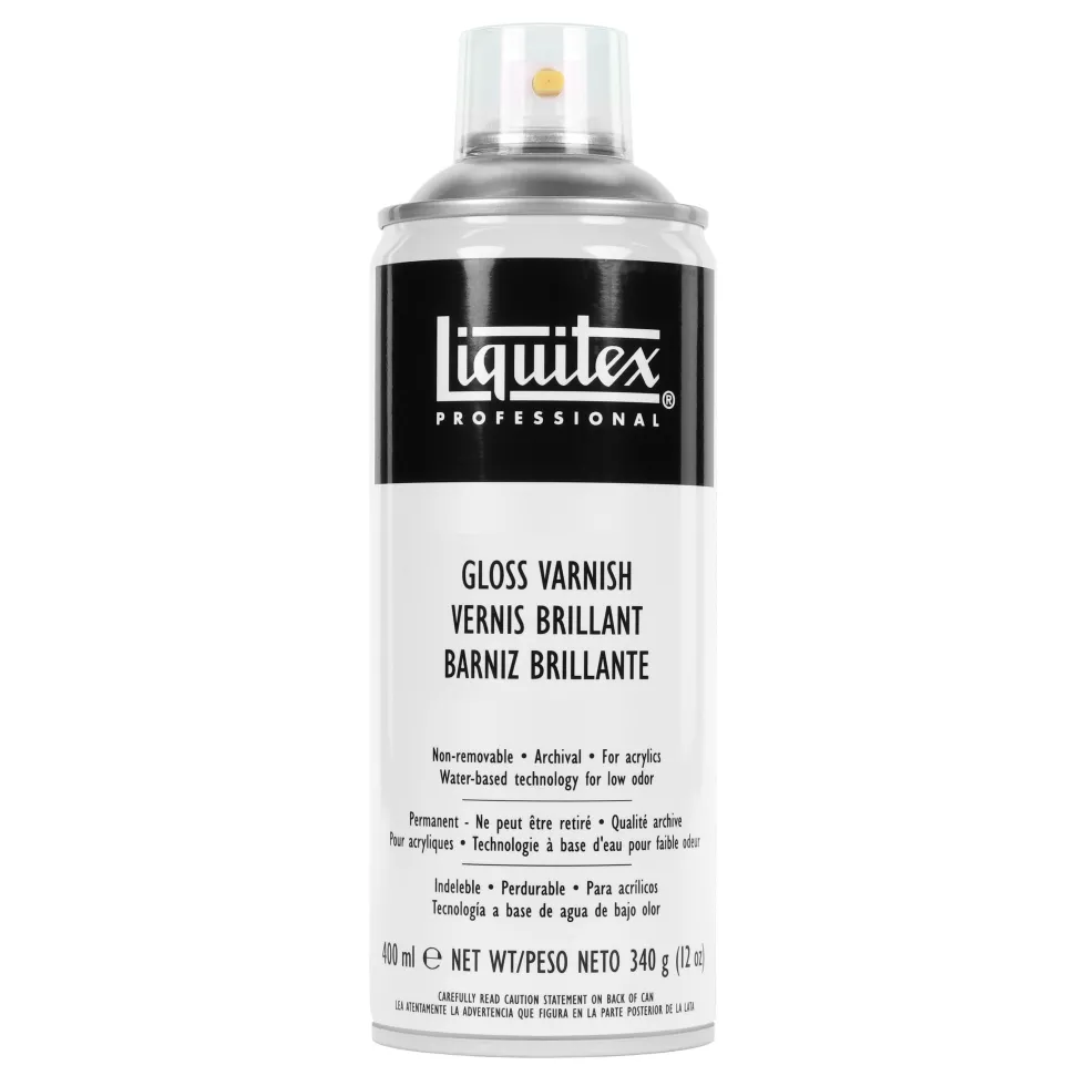Werniks w sprayu do farb akrylowych Gloss - Liquitex - połysk 400 ml