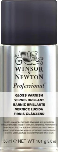 Werniks w sprayu Professional - Winsor & Newton - błyszczący, 150 ml