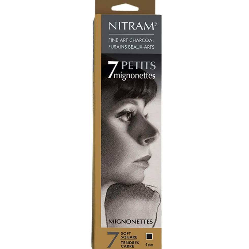 Węgle Petits Mignonettes do uchwytu Baton 2.0 - Nitram - Soft, 4 mm, 7 szt.