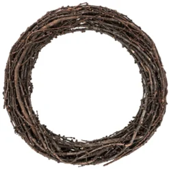 Wianek pleciony z gałązek, baza do stroików - DpCraft - 25 cm