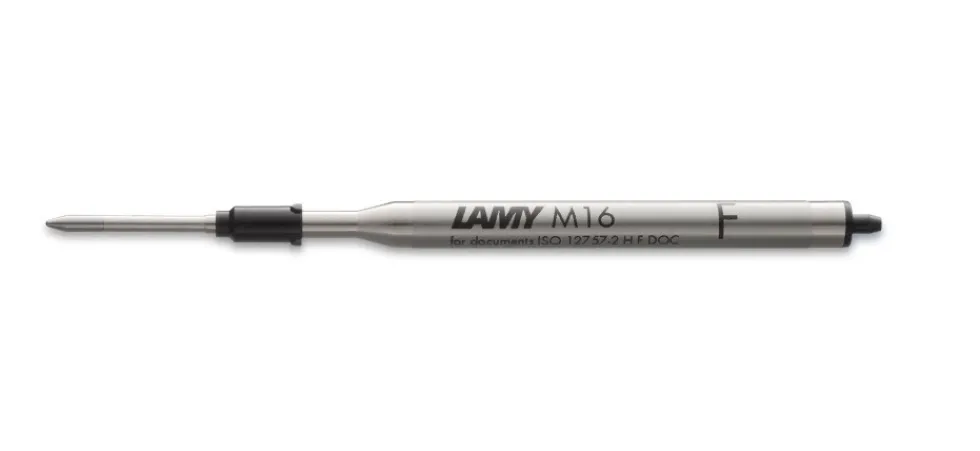 Wkład do długopisu M16 - Lamy - czarny, F