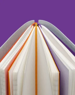 Wkład do notesu Log - mishmash - Plain, Purple, 12 x 22 cm, 64 strony