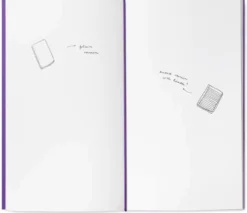 Wkład do notesu Log - mishmash - Plain, Purple, 12 x 22 cm, 64 strony