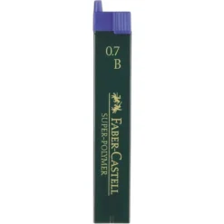 Wkłady grafitowe Super Hi Polymer, 0,7 mm - Faber-Castell - B, 12 szt.