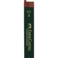 Wkłady grafitowe Super Hi Polymer, 0,5 mm - Faber-Castell - B, 12 szt.