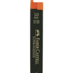 Wkłady grafitowe Super Hi Polymer, 1 mm - Faber-Castell - HB, 12 szt.