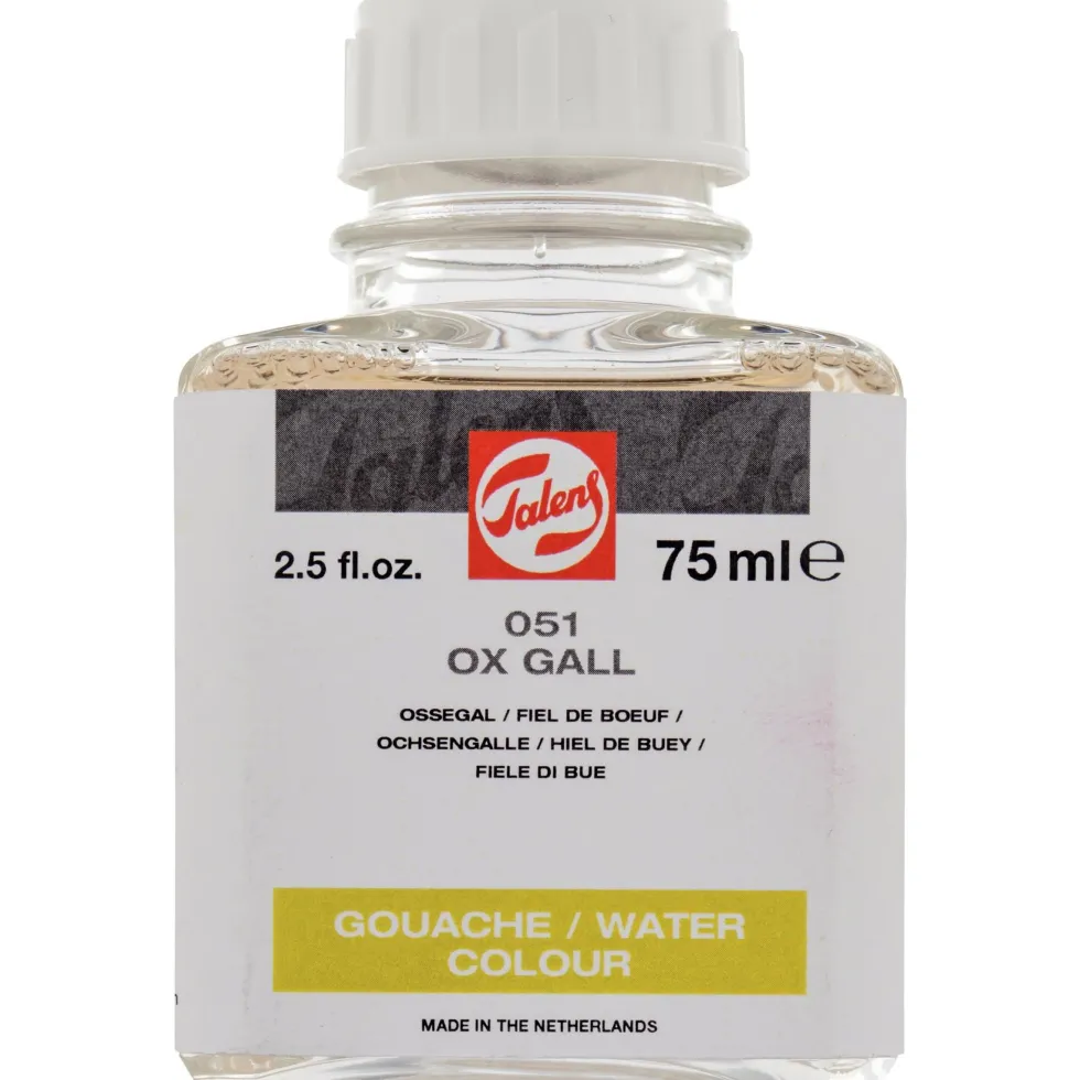 Żółć wołowa do akwareli i gwaszy Ox Gall - Talens - 75 ml