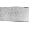 Wstążka brokatowa 38 mm - srebrna, 32 m