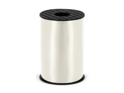Wstążka plastikowa do balonów - biała, 5 mm x 225 m
