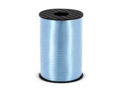 Wstążka plastikowa do balonów - błękitna, 5 mm x 225 m