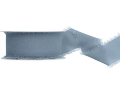 Wstążka szyfonowa - jasny mglisty niebieski, 4 cm x 10 m