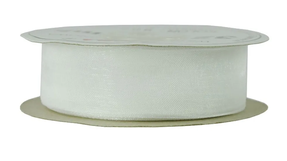 Wstążka szyfonowa 25 mm 32 m - 9002
