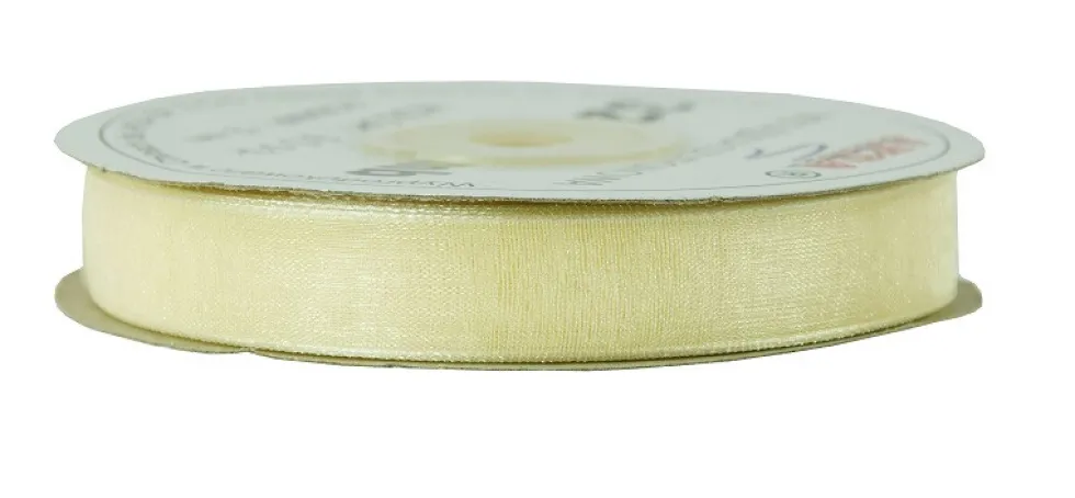 Wstążka szyfonowa 12 mm 32 m - 9004