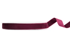 Wstążka welurowa - purpurowa, 1,5 cm x 10 m