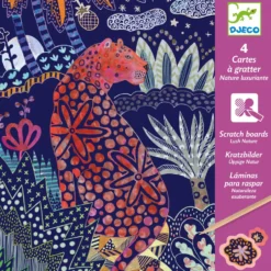 Wydrapywanka dla dzieci - Djeco - Natura, 4 szt.