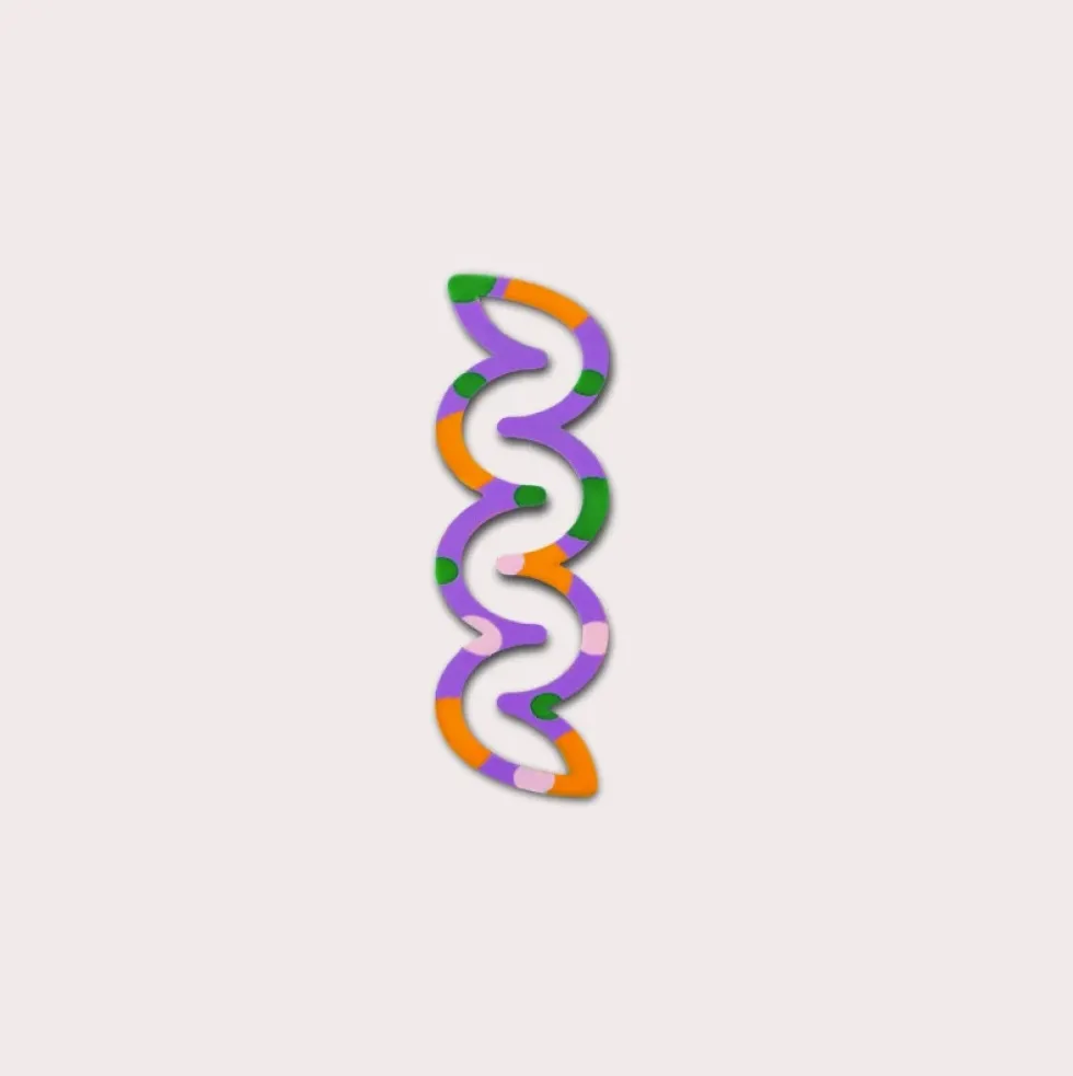 Zakładka Mini Helix 3D - The Completist. - Multicolour