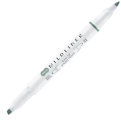 Zakreślacz dwustronny Mildliner - Zebra - Moss Green