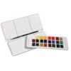 Zestaw akwareli Aquafine Travel w półkostkach - Daler Rowney - 12 szt.