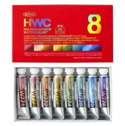 Zestaw akwareli Artists’ Watercolor Chromashine - Holbein - 5 ml x 8 szt.