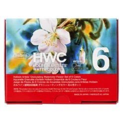 Zestaw akwareli Artists’ Watercolor Granulating Flower - Holbein - 6 x 5 ml