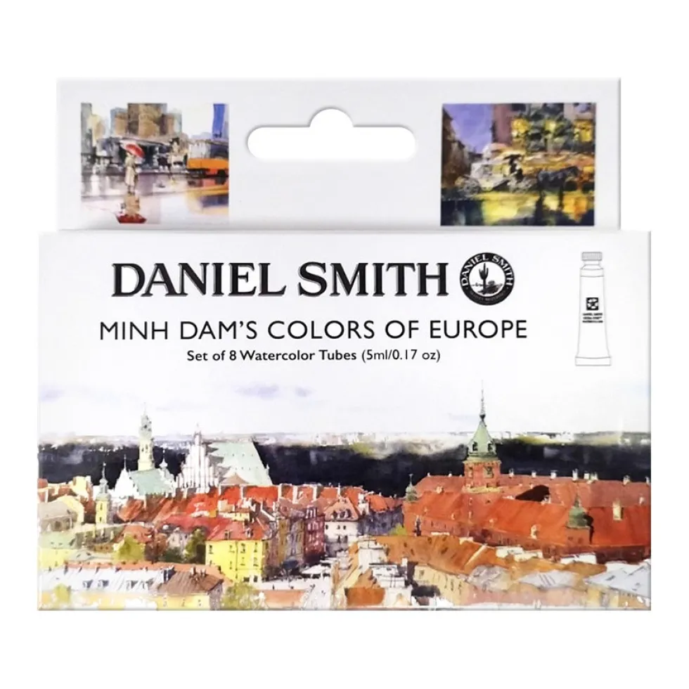 Zestaw akwareli Extra Fine Minh Dam's Colors of Europe - Daniel Smith - 8 x 5 ml