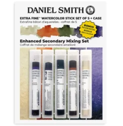 Zestaw akwareli Extra Fine w sztyfcie Enhanced Secondary w etui - Daniel Smith - 5 szt.