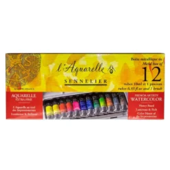 Zestaw akwareli l’Aquarelle - Sennelier - 12 x 10 ml