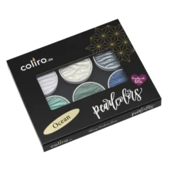 Zestaw akwareli, Ocean - Coliro Pearl Colors - 6 kolorów