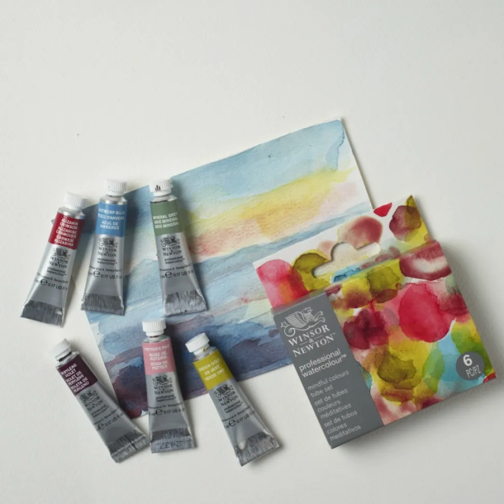 Zestaw akwareli Professional Mindful - Winsor & Newton - 6 x 5 ml