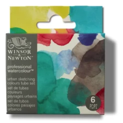 Zestaw akwareli Professional Urban Sketching - Winsor & Newton - 6 x 5 ml