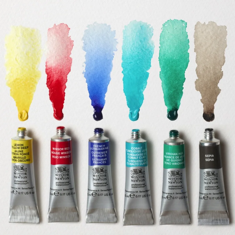 Zestaw akwareli Professional Urban Sketching - Winsor & Newton - 6 x 5 ml