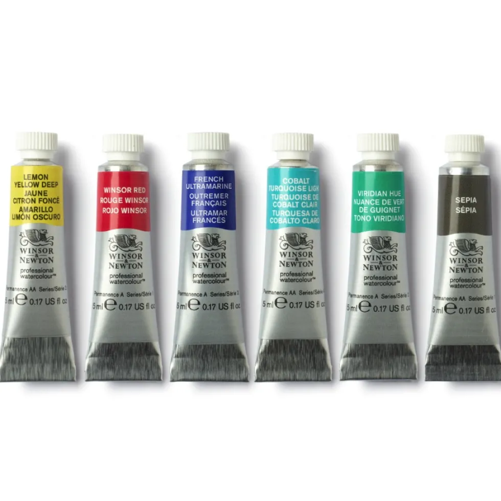 Zestaw akwareli Professional Urban Sketching - Winsor & Newton - 6 x 5 ml